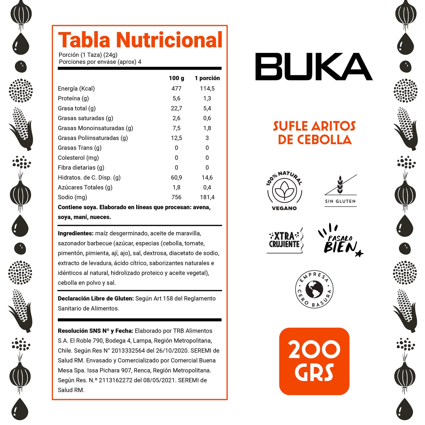 Sufle Aritos de Cebolla BBQ 200g