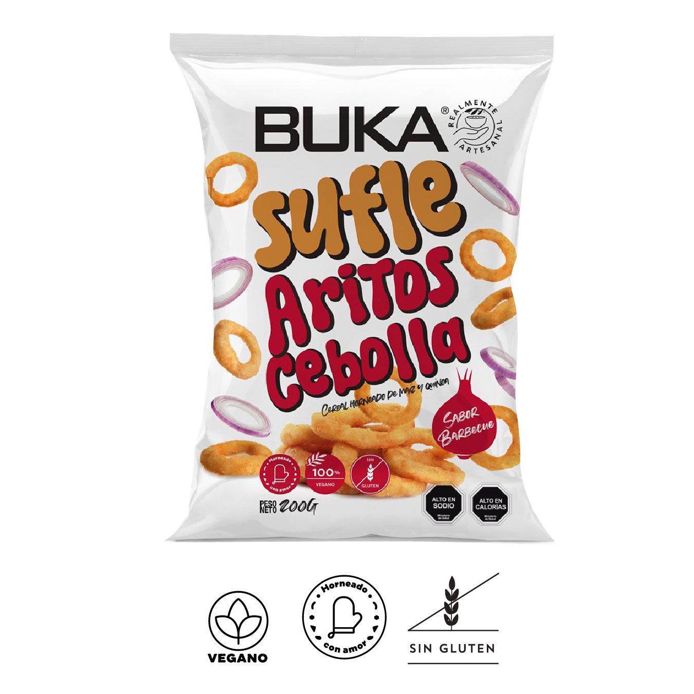 SUFLE ARITOS DE CEBOLLA 200G