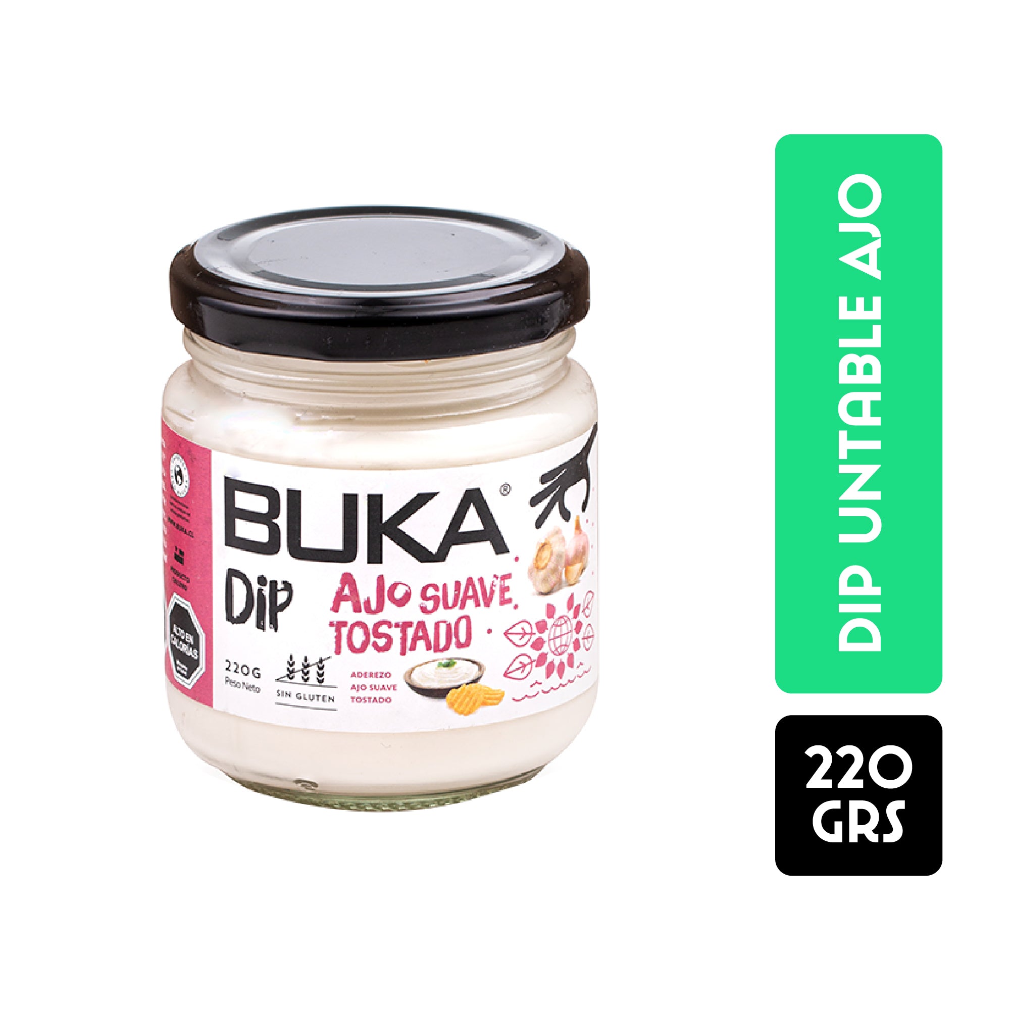 Dip Ajo Suave Tostado 220g