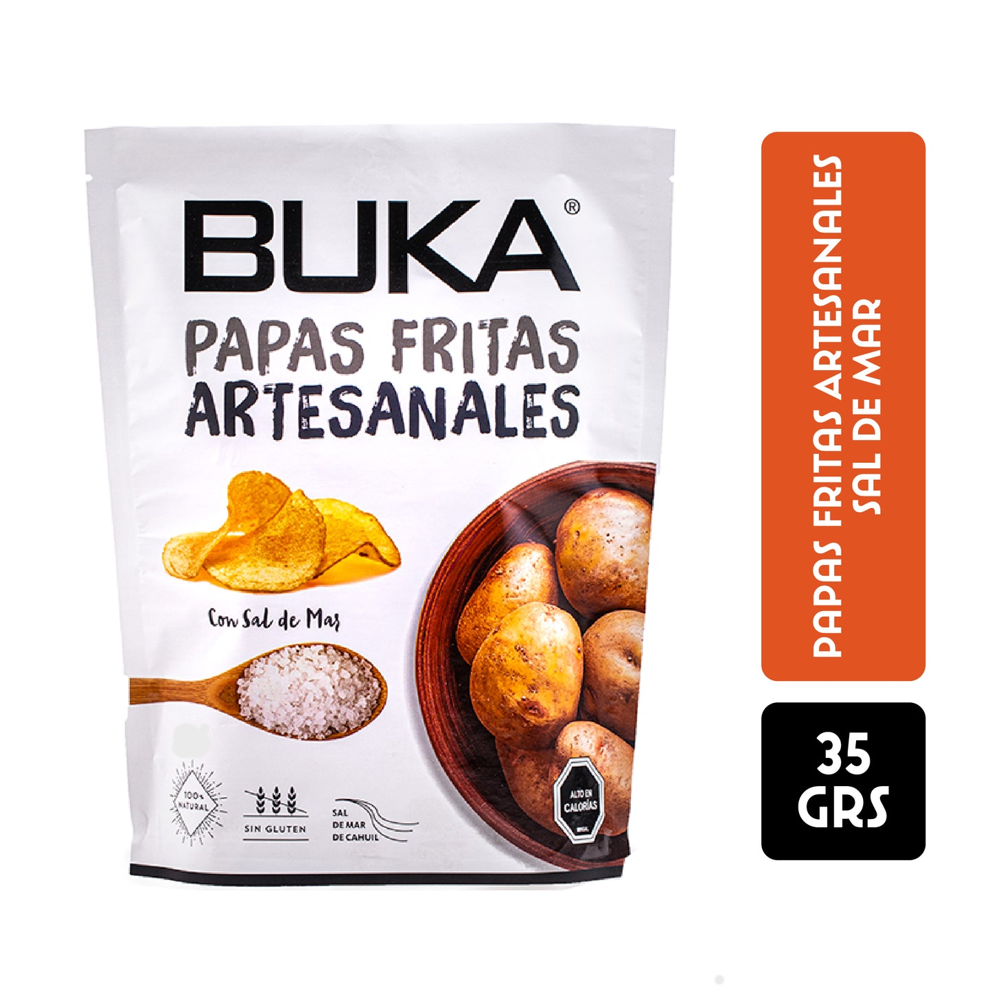 PAPAS FRITAS SAL DE MAR 35 G