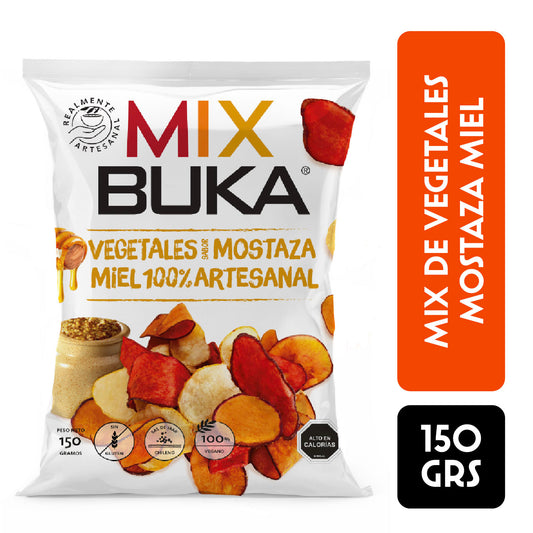 MIX DE VEGETALES MOSTAZA MIEL 150 GRS