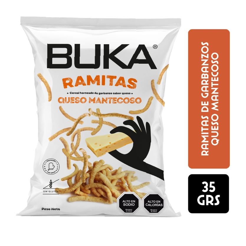 RAMITAS GARBANZO SABOR QUESO MANTECOSO 35 G