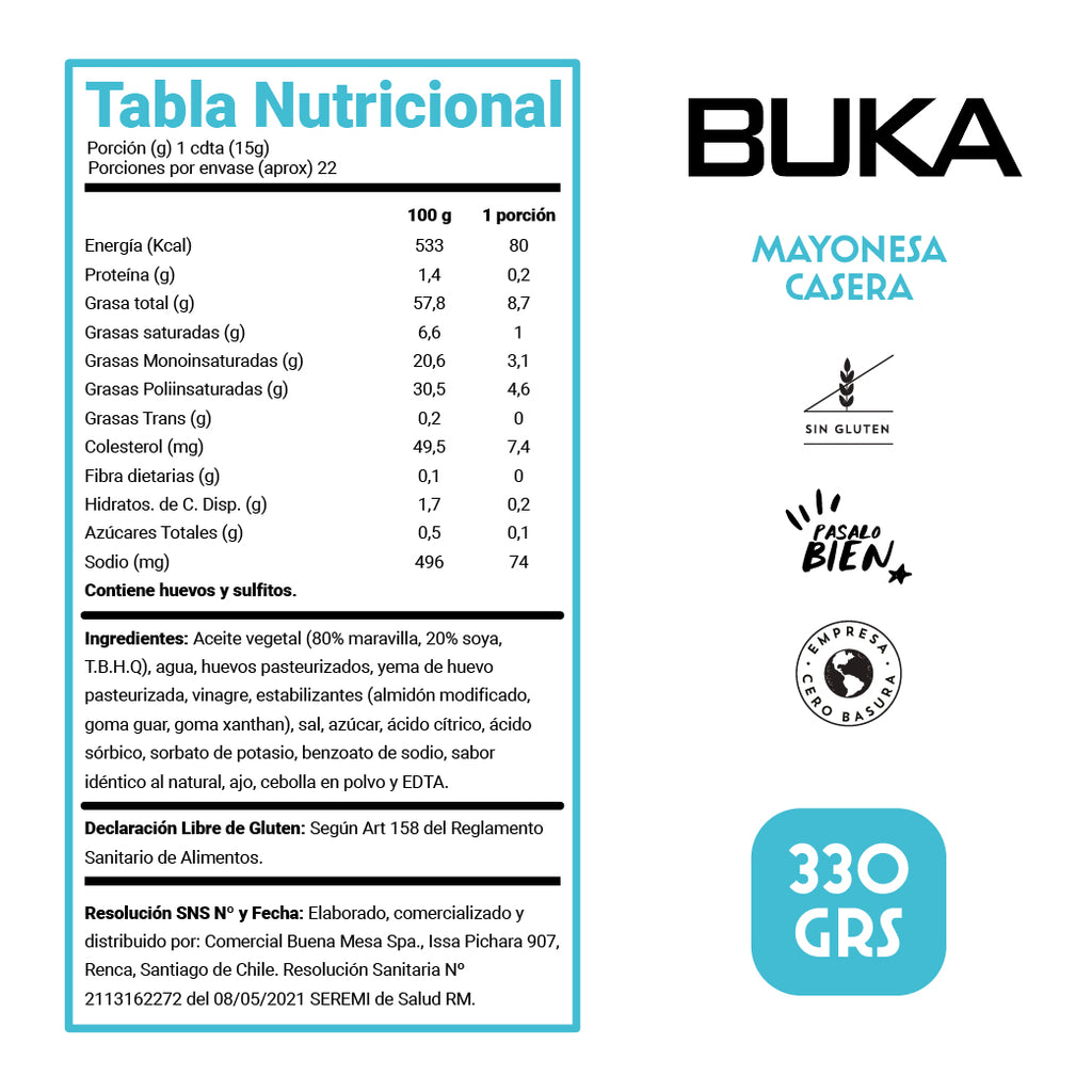 Mayonesa Clásica 330g