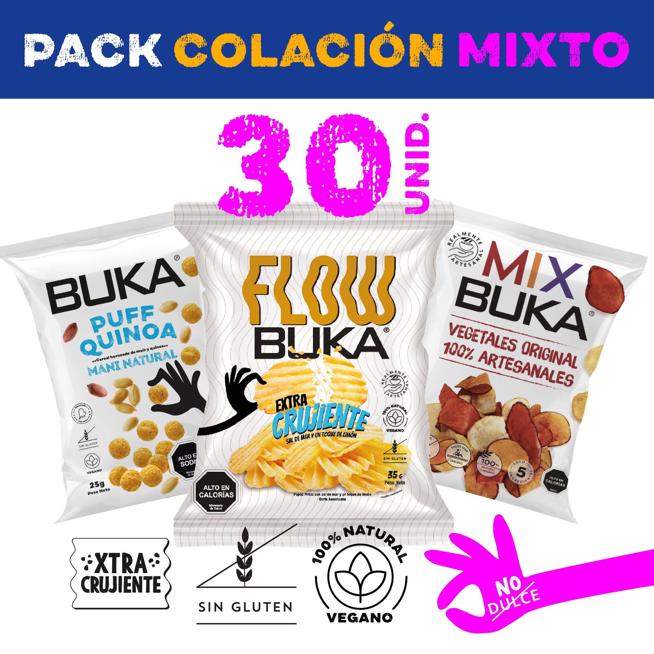 Pack Mixto 30 unidades