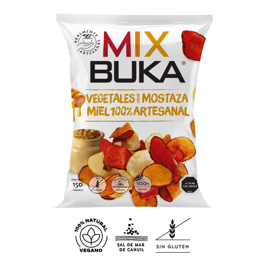 MIX DE VEGETALES MOSTAZA MIEL 150 GRS